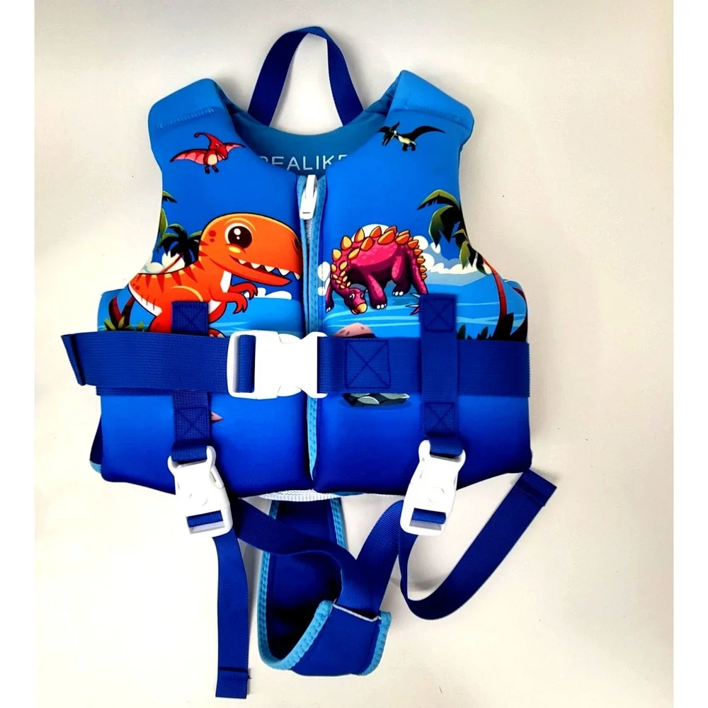 REALIKE Kids Swim Vest Toddler  Small (2-4 yrs/22-33 lbs), Dinosaur‎
